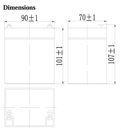 Firstpower Vrla HR 12V 5Ah