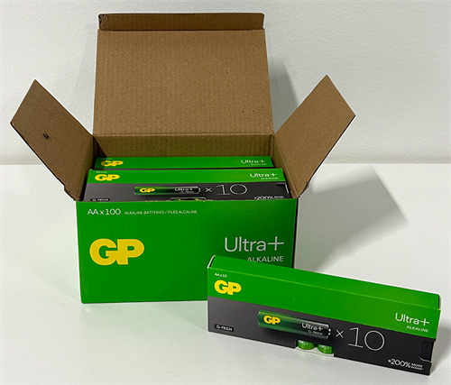 GP UP Alkaline AA-batteri, LR6, 100st
