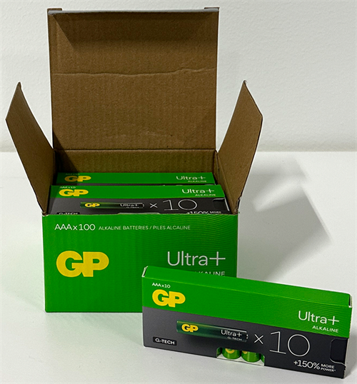 GP UP Alkaline AAA-batteri, LR03 100st