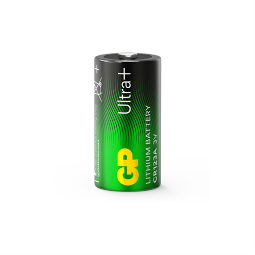GP UP Litium batteri CR123A 4st