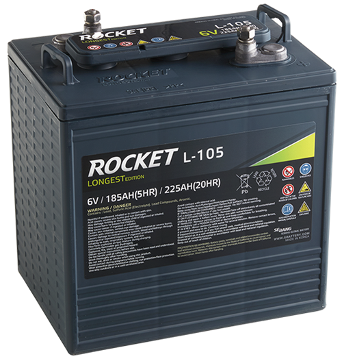 Rocket Traction Öppna 6V 225Ah LPT