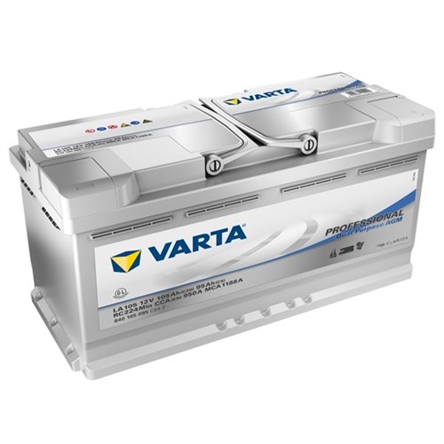 Varta Prof. Dual Purpose AGM 12v 105Ah