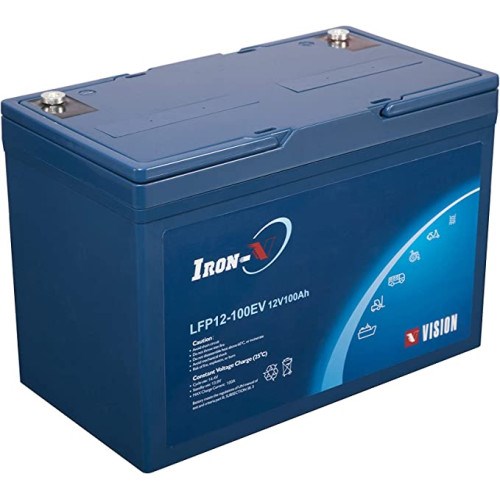 Vision Litium 12v 100Ah Heat - Bluetooth