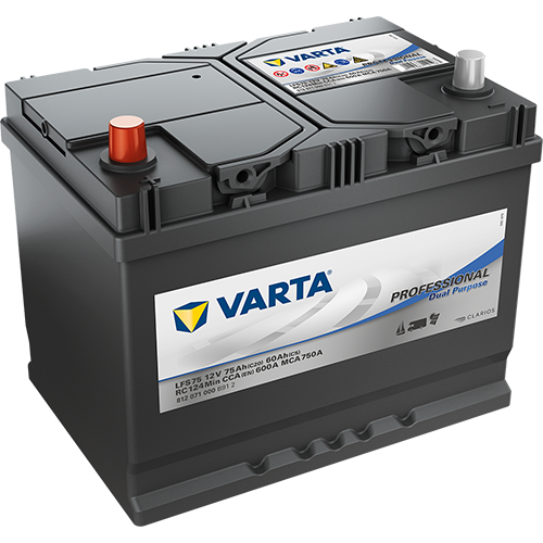 Varta Prof. Dual Purpose 12v 75Ah LFS75