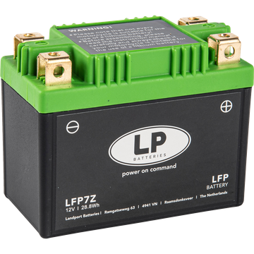 LP Litium Mc batteri YTZ7S mfl. 12v 28,8Wh