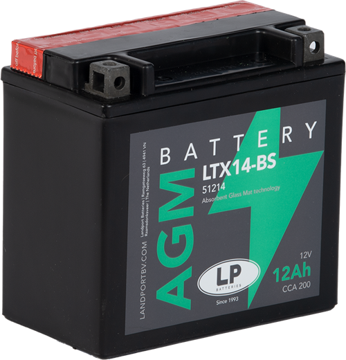 LP Mc Batteri AGM 12v 12Ah YTX14-BS