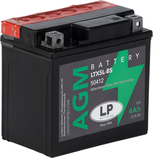 LP Mc Batteri AGM 12v 4,5Ah YTX5L-BS