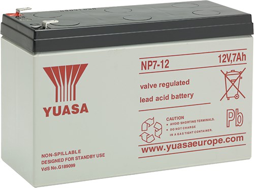 Yuasa NP VRLA/AGM 12V 7Ah