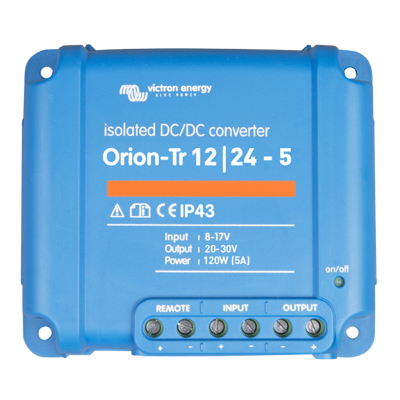 Victron Orion-Tr 12/24-5A  isolerad DC-DC-omvandlare