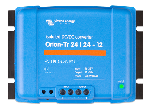 Victron Orion-Tr 24/24-12A isolerad DC-DC-omvandlare