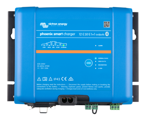 Victron Phoenix Smart IP43 Laddare 12v 30A (1+1) 230V