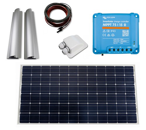 Solcellspaket 185watt med MPPT reg.