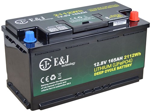 E&J Litium 12V 165Ah Bluetooth
