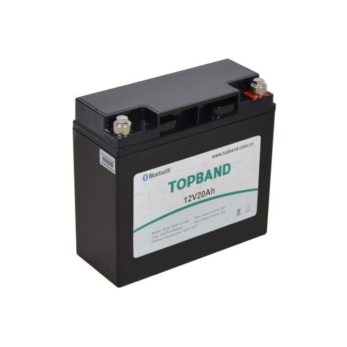 Topband Litium 12V 20Ah Bluetooth