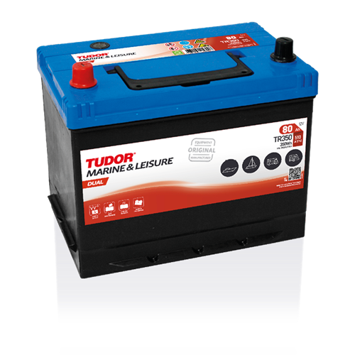 Tudor Dual Fritid/Marin 12v 80Ah