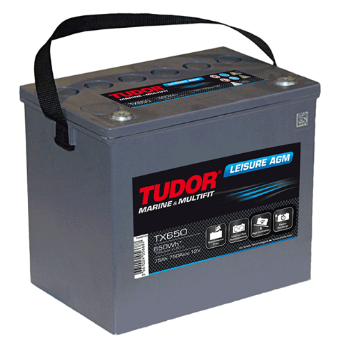 Tudor Leisure AGM 12V 75Ah
