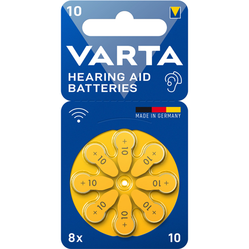 Varta Hörapparatsbatterier 10 8st