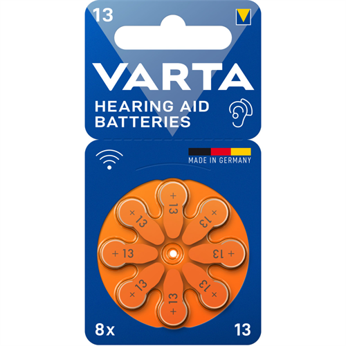 Varta Hörapparatsbatterier 13 8st