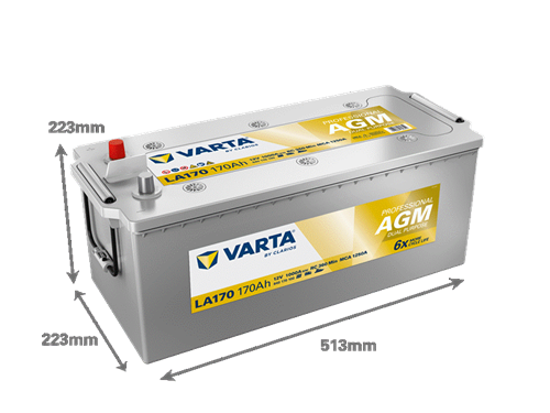Varta Prof. Dual Purpose AGM 12V 170Ah