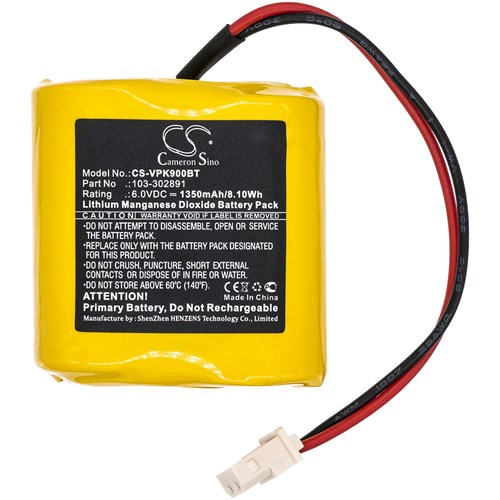 Batteri kameradetektor 2CR123A 6v 1350Mah