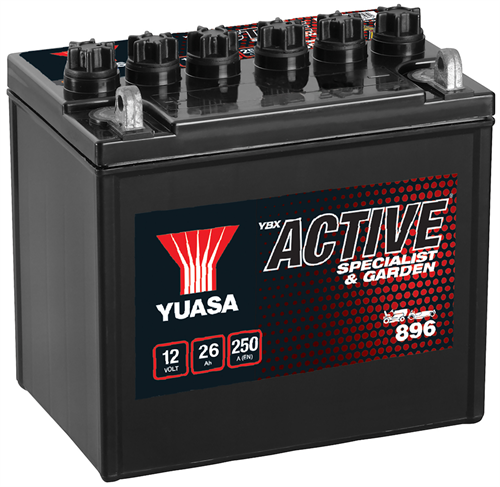 Yuasa Trädgårdsbatteri 12V 26Ah V+ 896