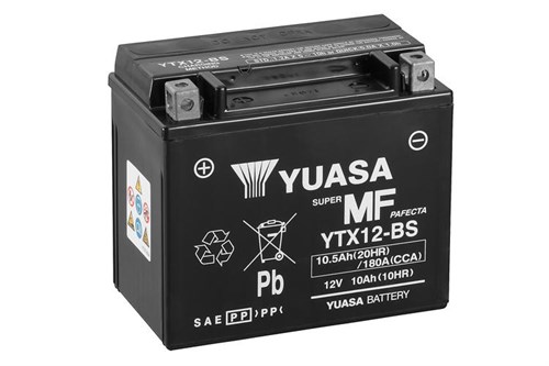 Yuasa Mc batteri MF AGM 12v 10,5 Ah