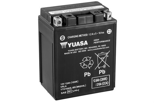 Yuasa Mc batteri  YTX14AHL-BS Hög Effekt AGM 12v 12,6 Ah