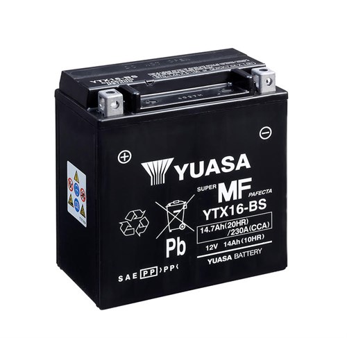 Yuasa Mc batteri MF AGM 12v 14,7 Ah
