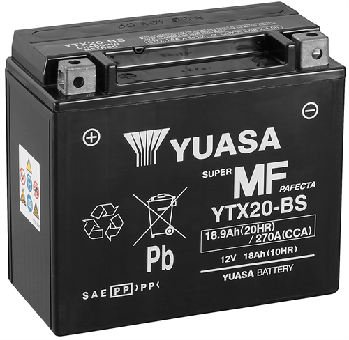 Yuasa Mc batteri MF AGM 12v 18,9 Ah