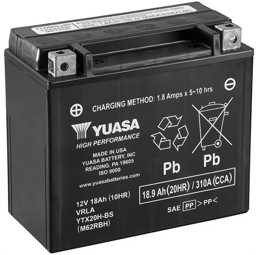 Yuasa Mc batteri Hög Effekt AGM 12v 18,9 Ah