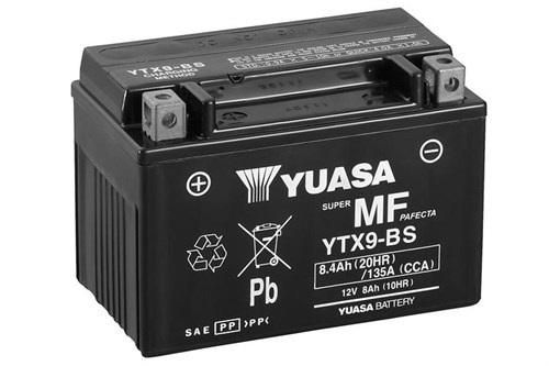 Yuasa Mc batteri MF AGM 12v 8,4 Ah
