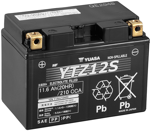 Yuasa Mc batteri Hög Effekt AGM 12v 11,6 Ah