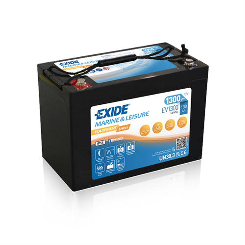 Exide  Litium 12v 100Ah Heat-Bluetooth