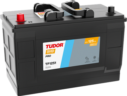 Tudor SHD PRO 12V 125Ah V+