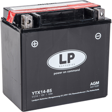 LP Mc Batteri AGM 12v 12Ah YTX14-BS
