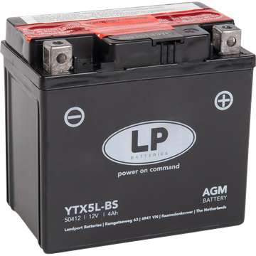 LP Mc Batteri AGM 12v 4,5Ah YTX5L-BS