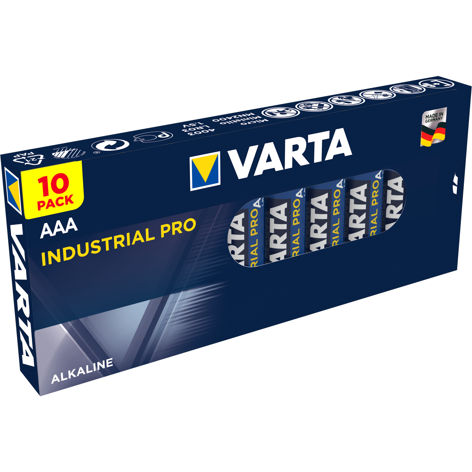 Varta Industrial PRO Alkaline AAA 10-Pack