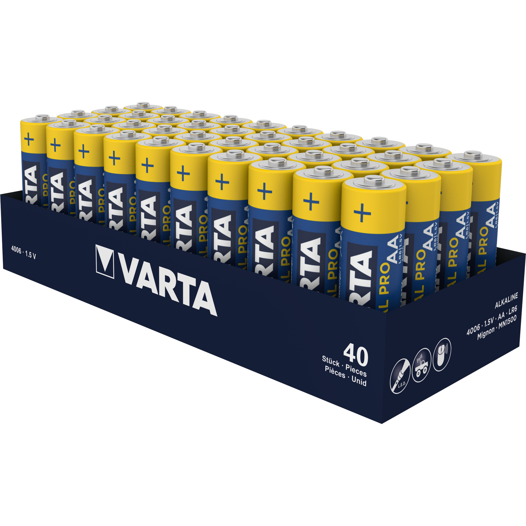 Varta Industrial PRO AA,  40-Pack