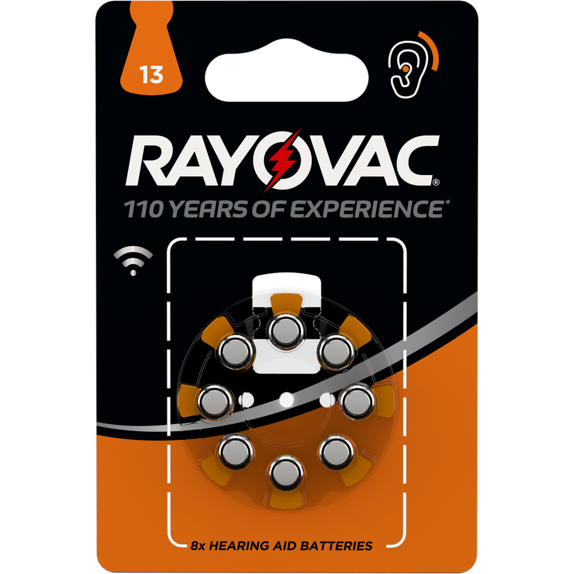 RAYOVAC  Hörapparatsbatterier  13 8st