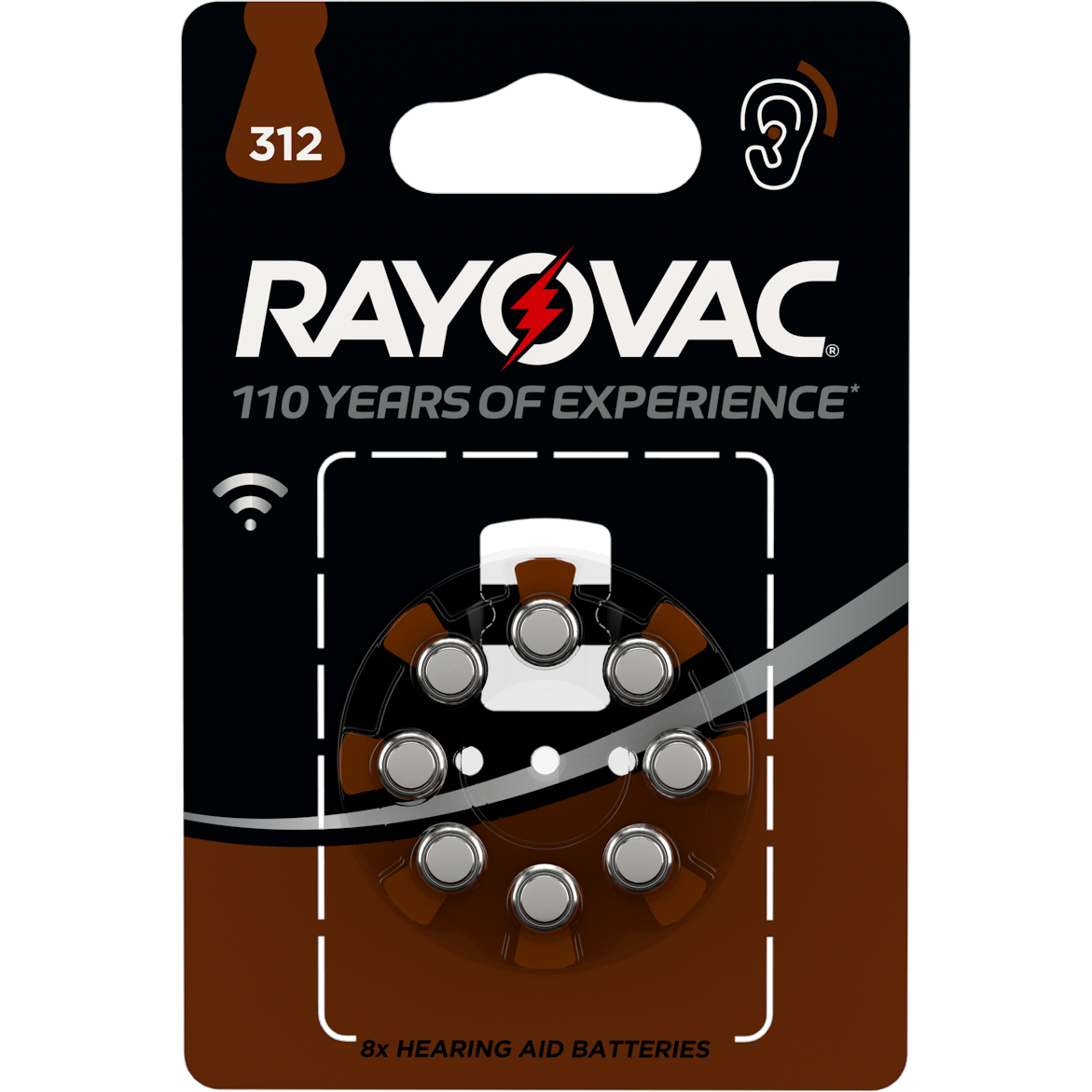 RAYOVAC  Hörapparatsbatterier 312 8st