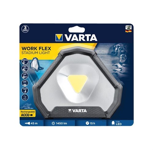 Varta Work Flex Stadium light. Laddbar arbetslampa