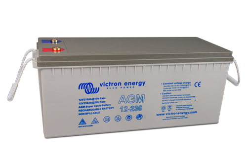 Victron 12V 230Ah AGM Super Cycle Batteri. (M8)