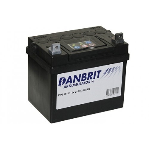 Danbrite trädgårdsbatteri +H 12v 28Ah
