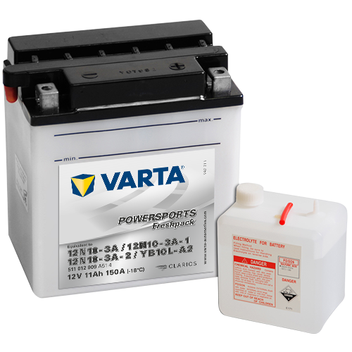Varta Mc-batteri YB10L-A2 12v 11Ah