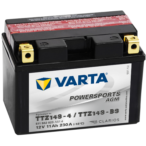 Varta Mc-batteri AGM YTZ14S-BS 12v 11Ah