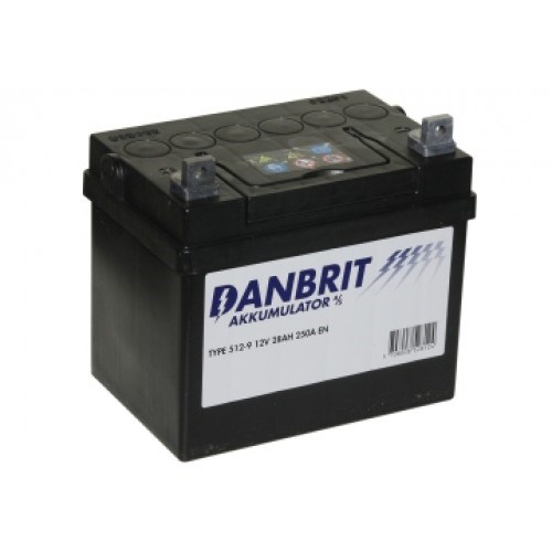 Danbrite trädgårdsbatteri +V 12v 28Ah
