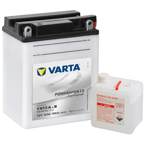 Varta Mc-batteri YB12A-B 12v 12Ah