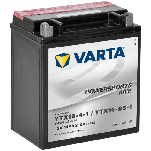 Varta Mc-batteri AGM YTX16-BS-1 12v 14Ah
