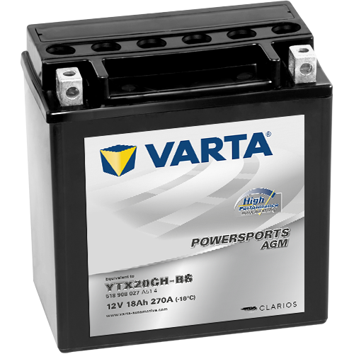 Varta Mc-batteri AGM YTX20CH-BS High Perfor.  12v 18Ah