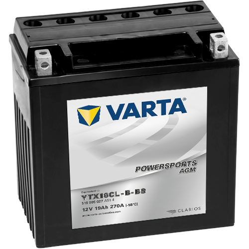Varta Mc-batterier  AGM YTX16CL-B-BS High Perfor.  12v 19Ah